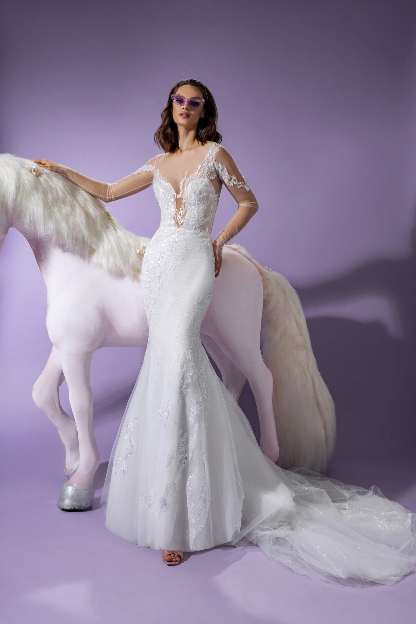 GLITTER WEDDING DRESS