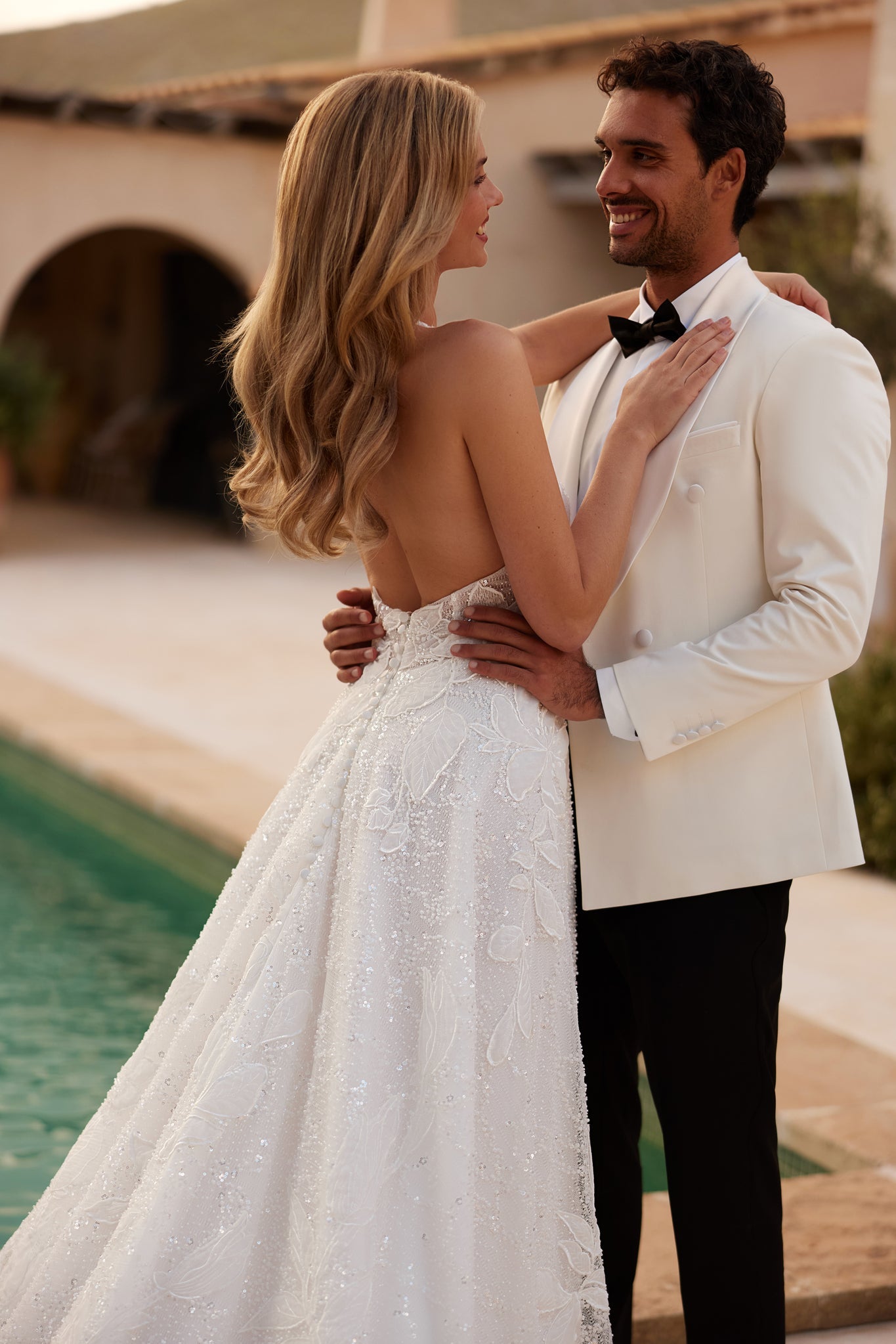 A-Line Wedding Dress with Open Back