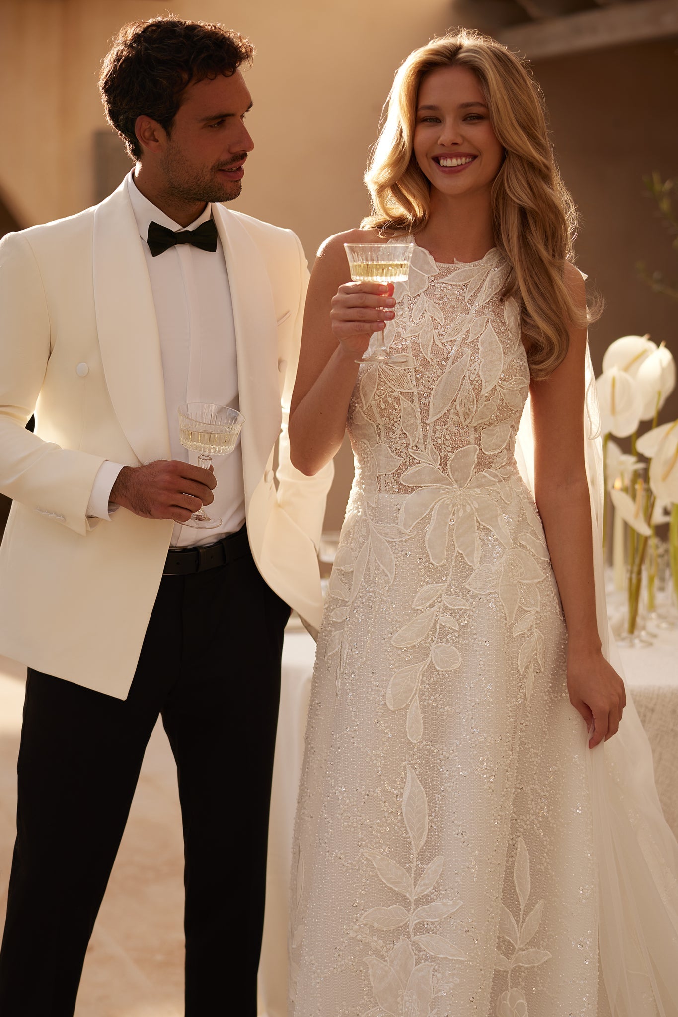 A-Line Wedding Dress with Open Back