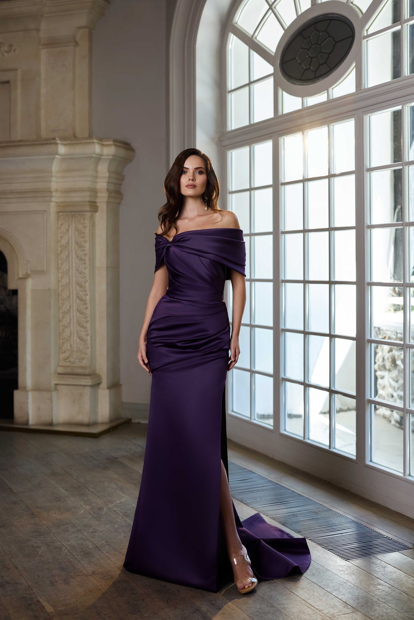 BOLERO AND TRAIN DRESS SET