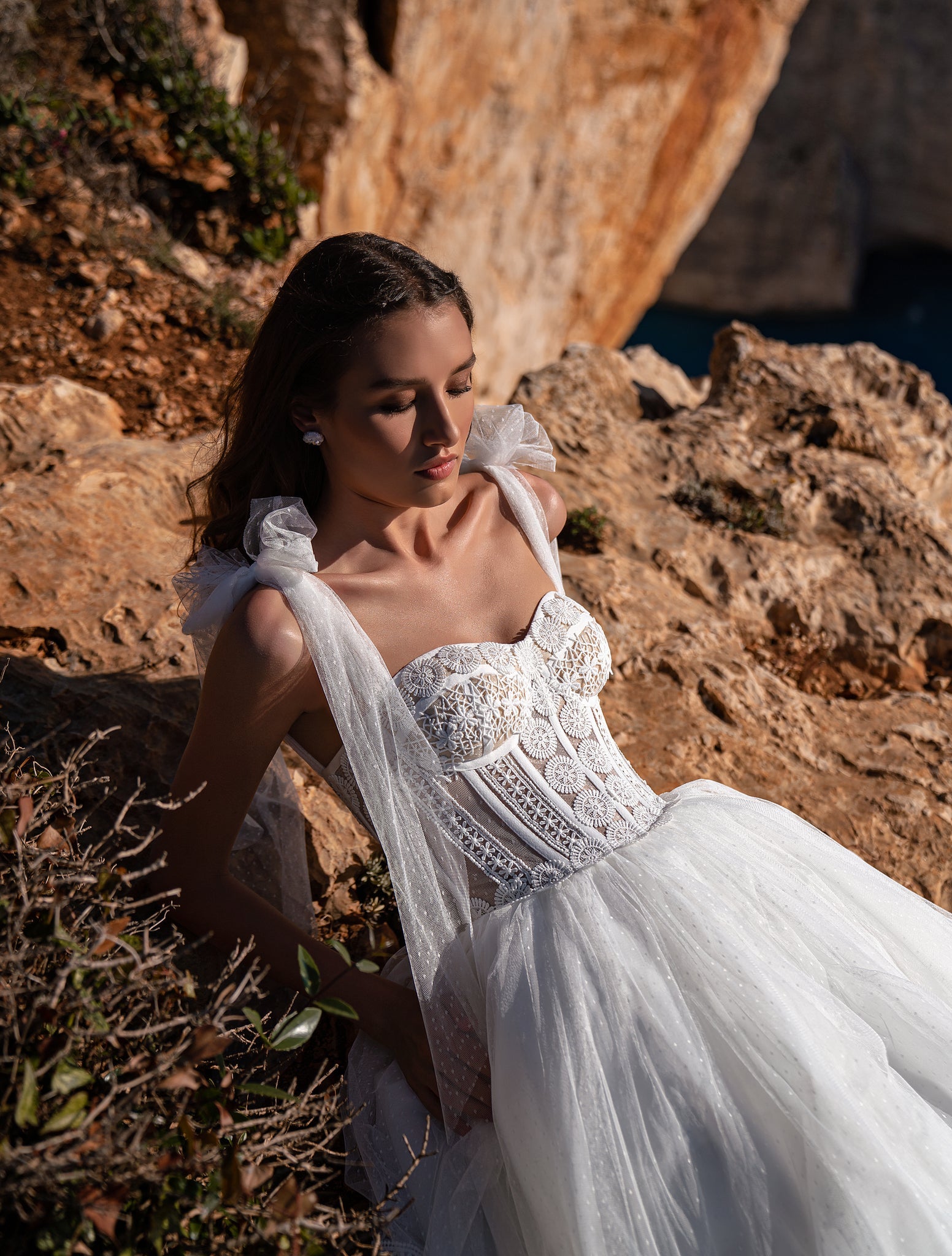 Boho Midi Wedding Dress