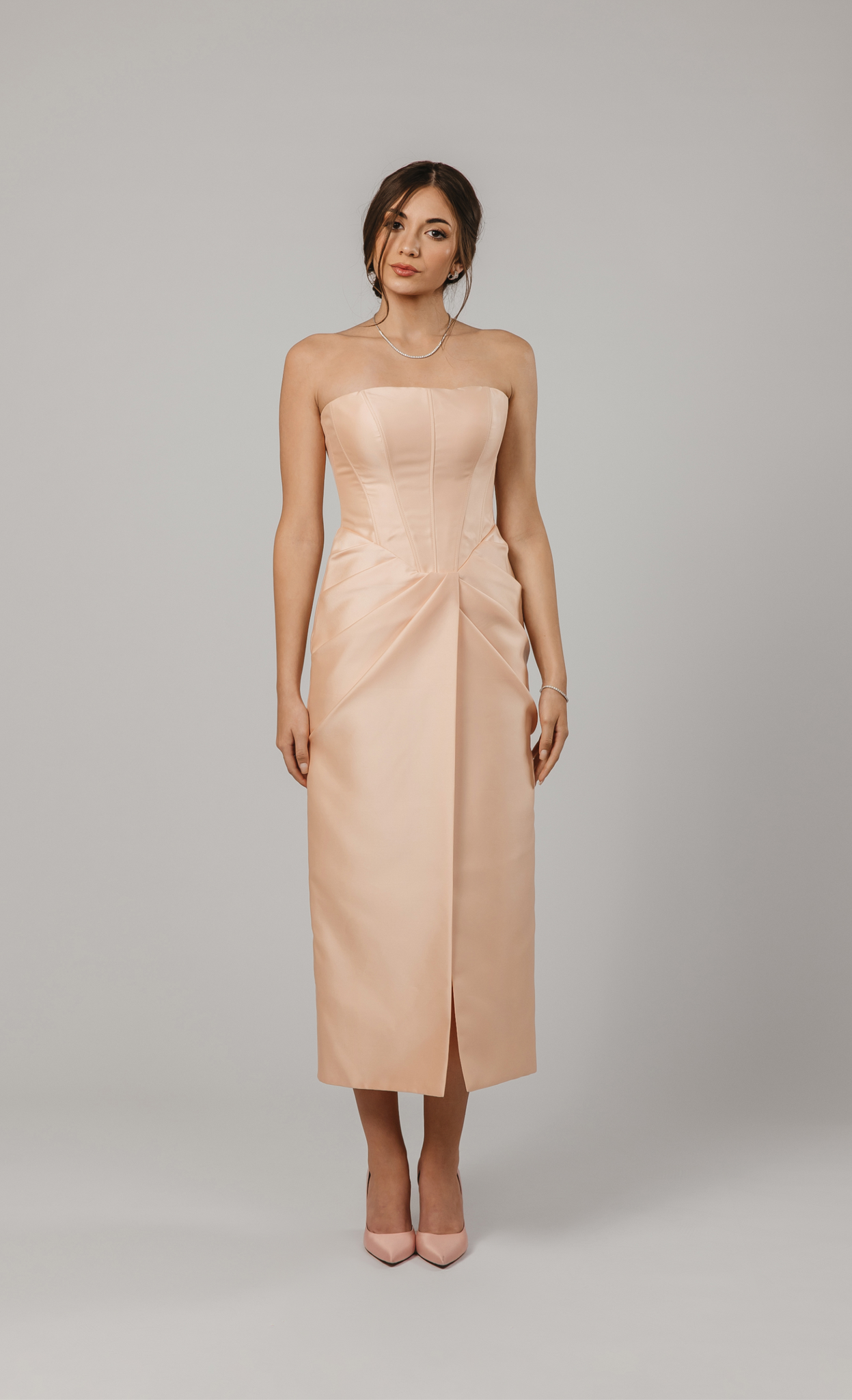 Elegant Mikado Evening Dress