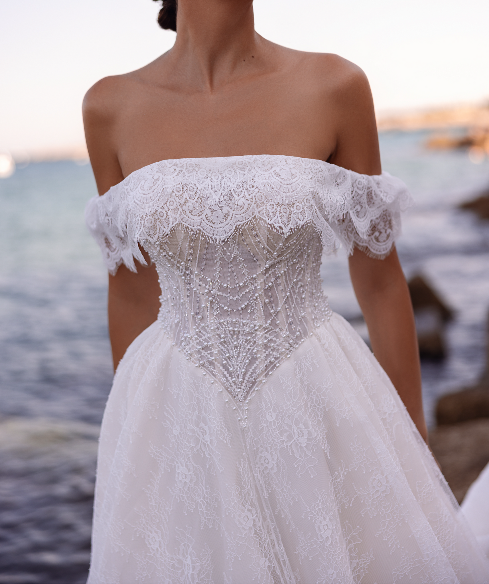 LAVENDER WEDDING DRESS M282