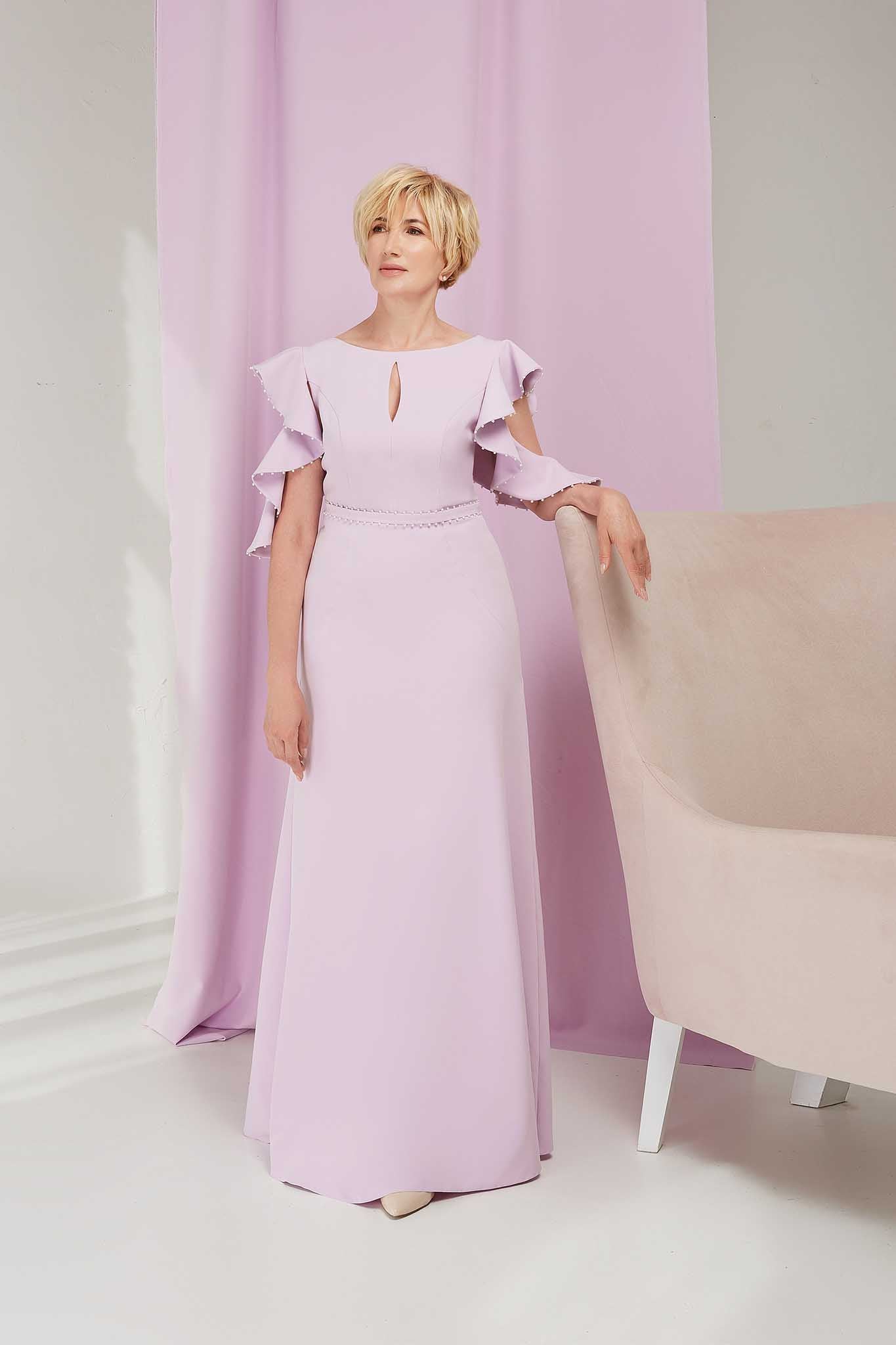 Lila Long Evening Dress