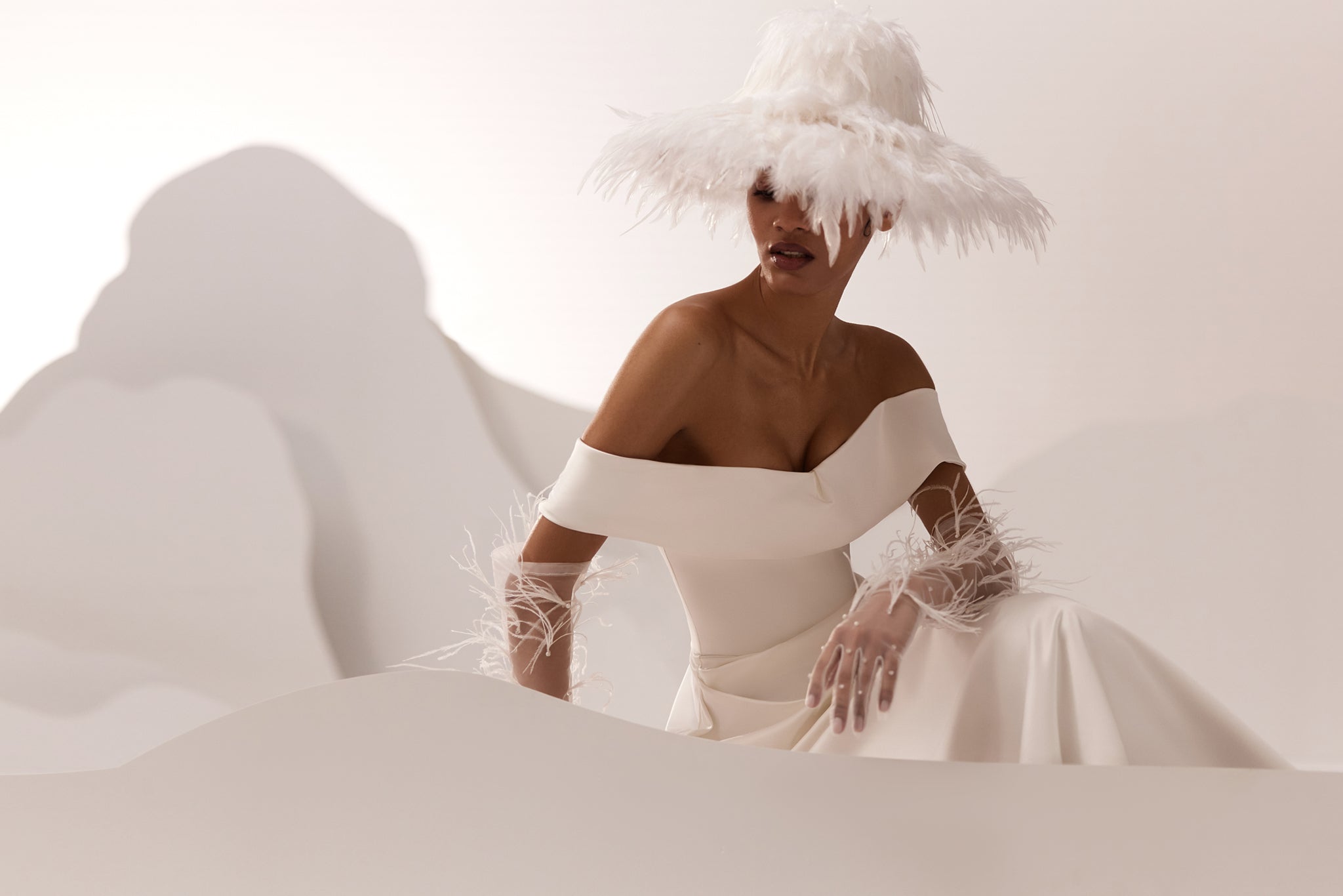Minimalist and Modern Wedding Dress
