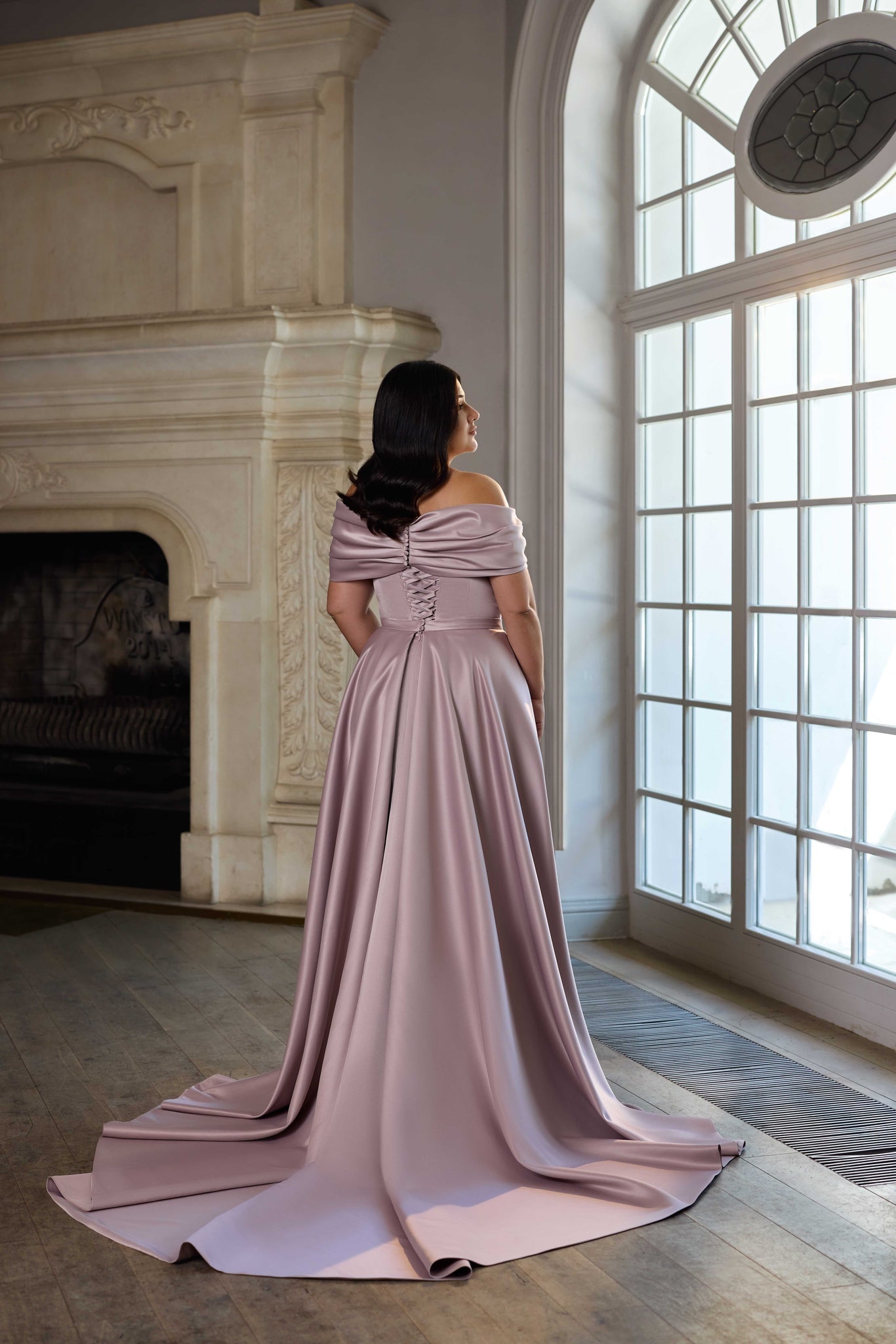 PLUS SIZE ELEGANT LONG DRESS