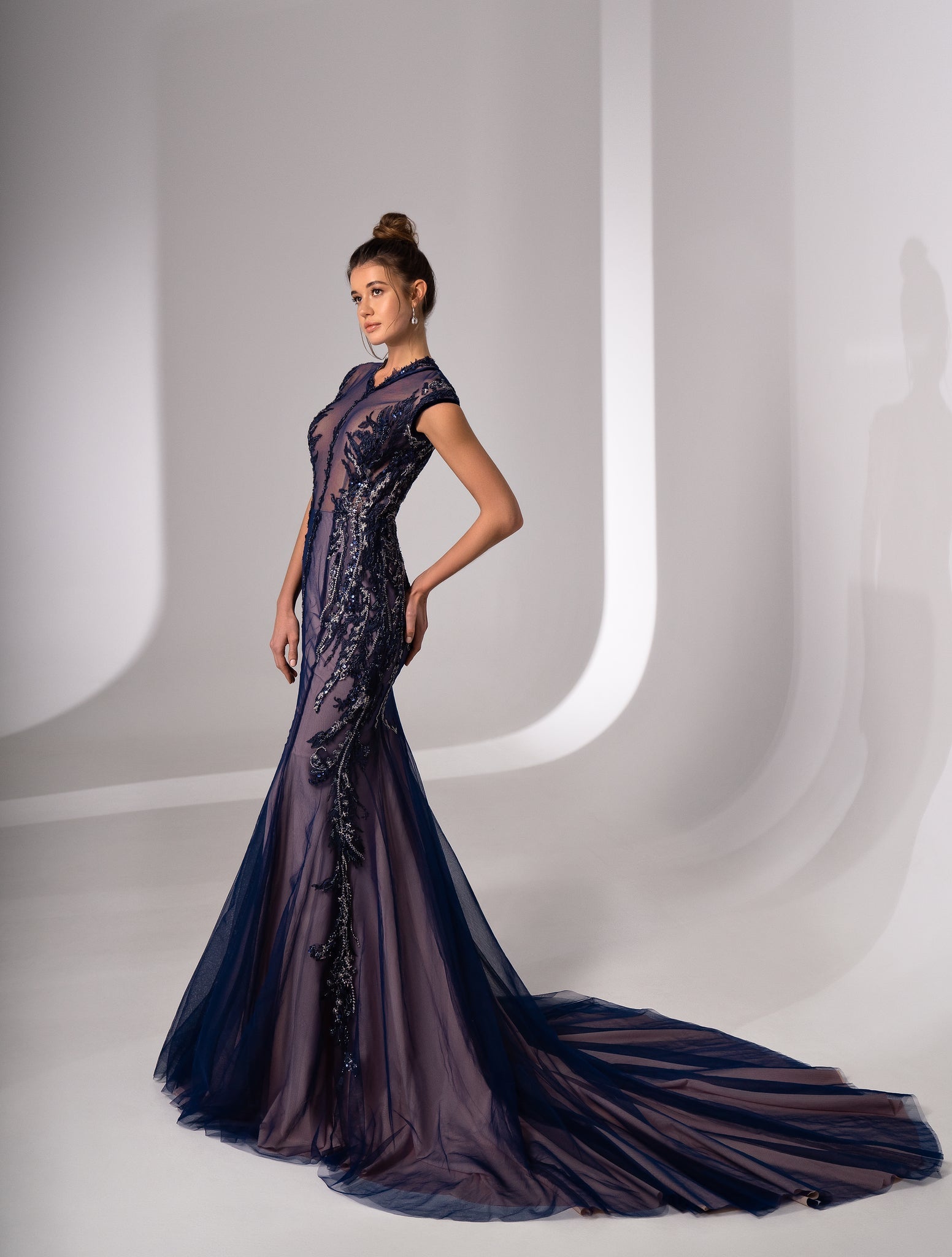 ROMANTIC MERMAID EVENING DRESS