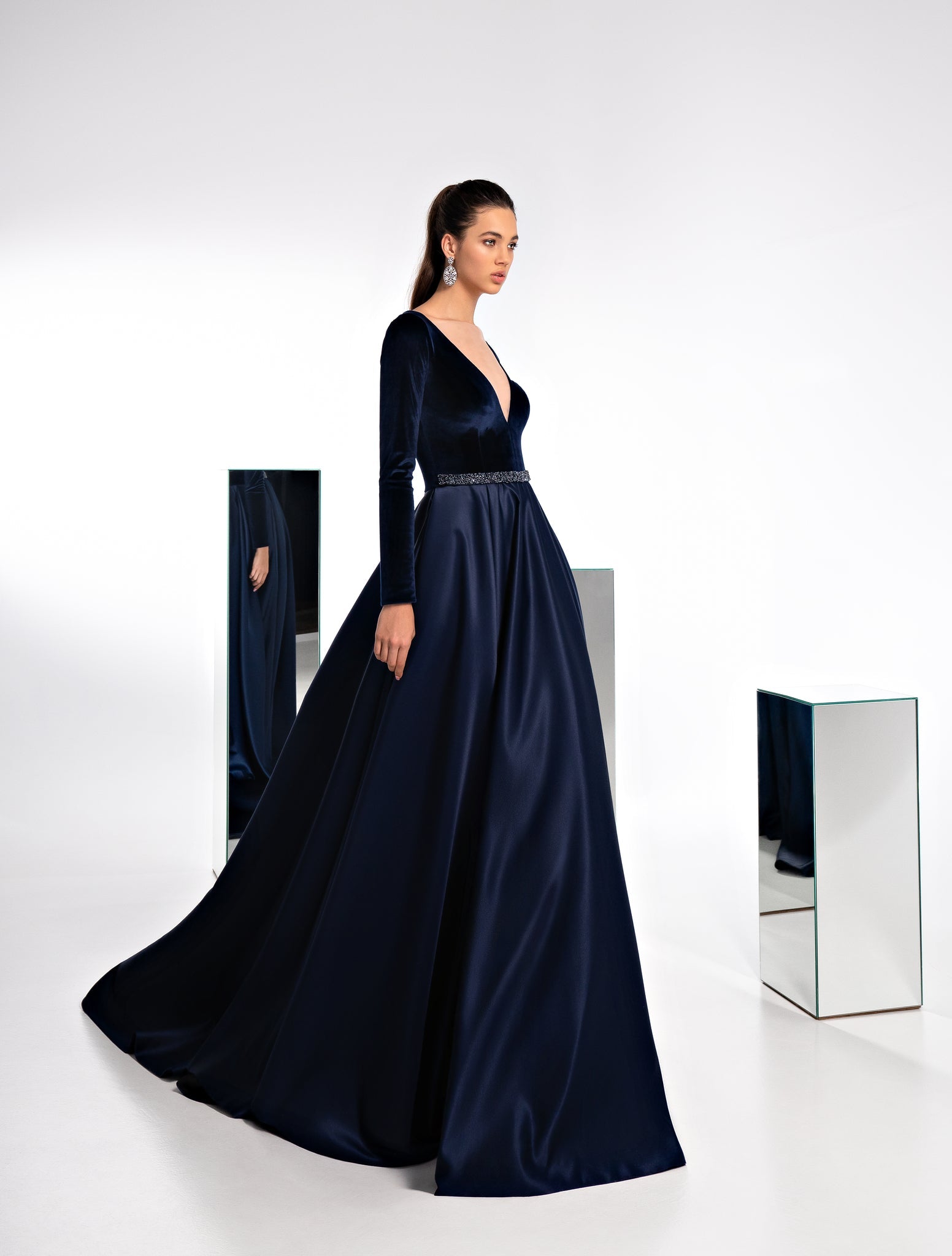 Velvet Evening Dress