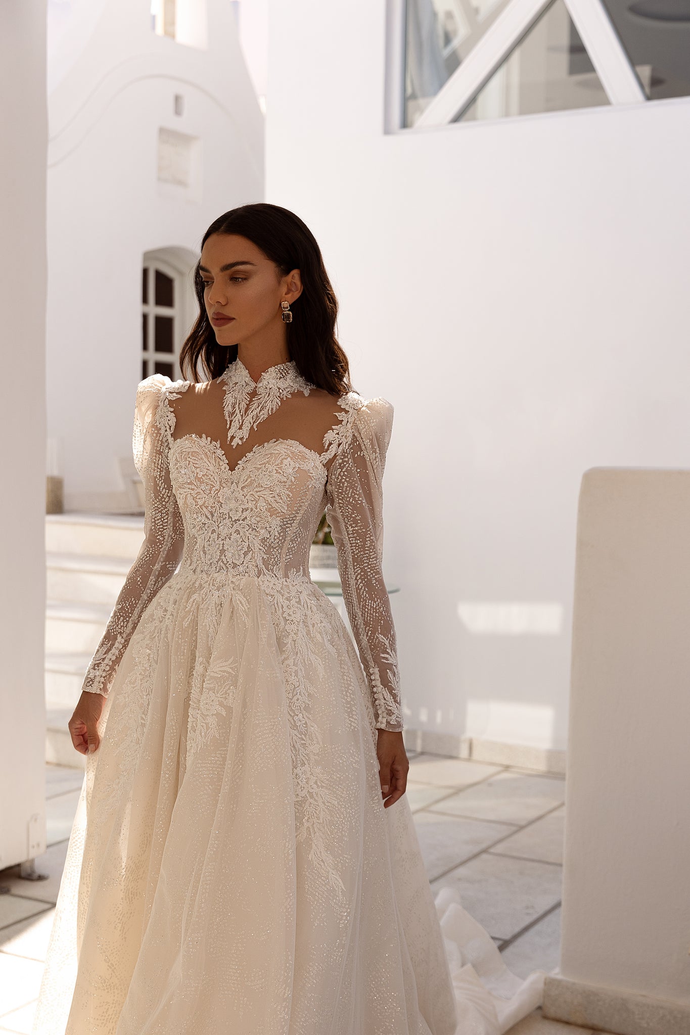 Wedding Dress with Necklace