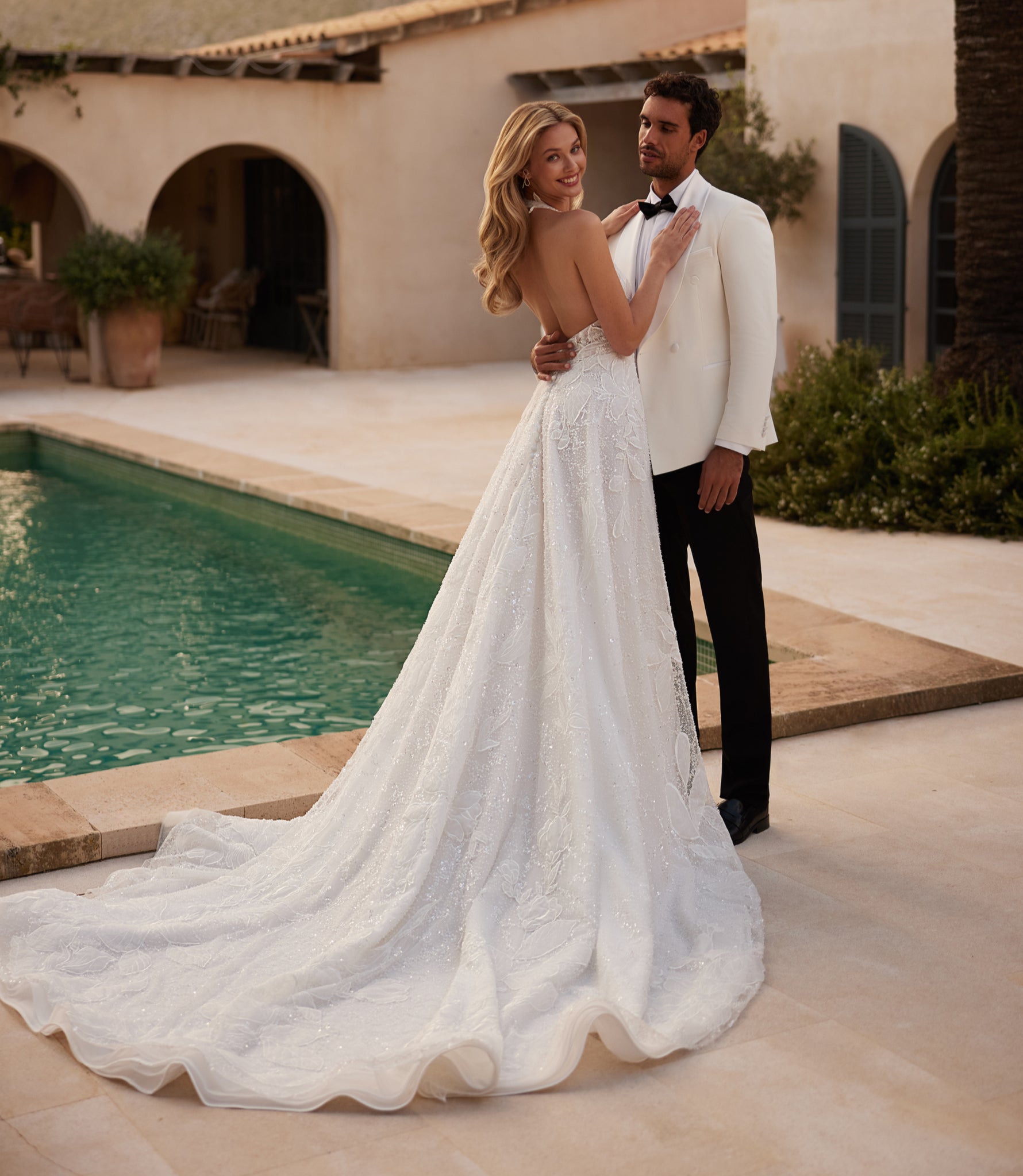 A-Line Wedding Dress with Open Back