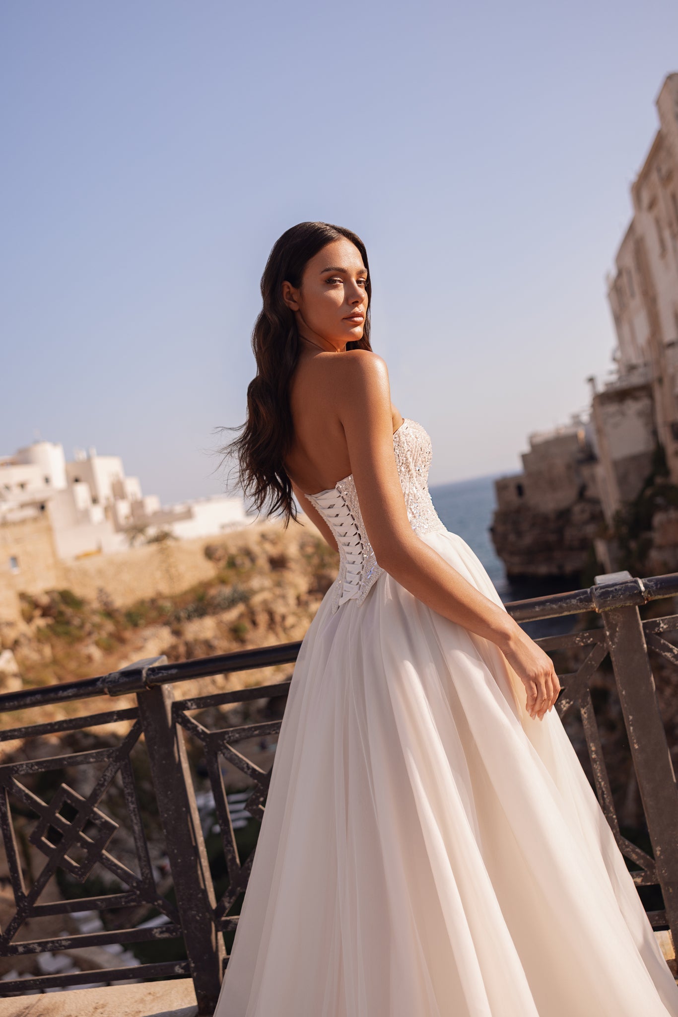 BELINDA M279 ORGANZA DRESS
