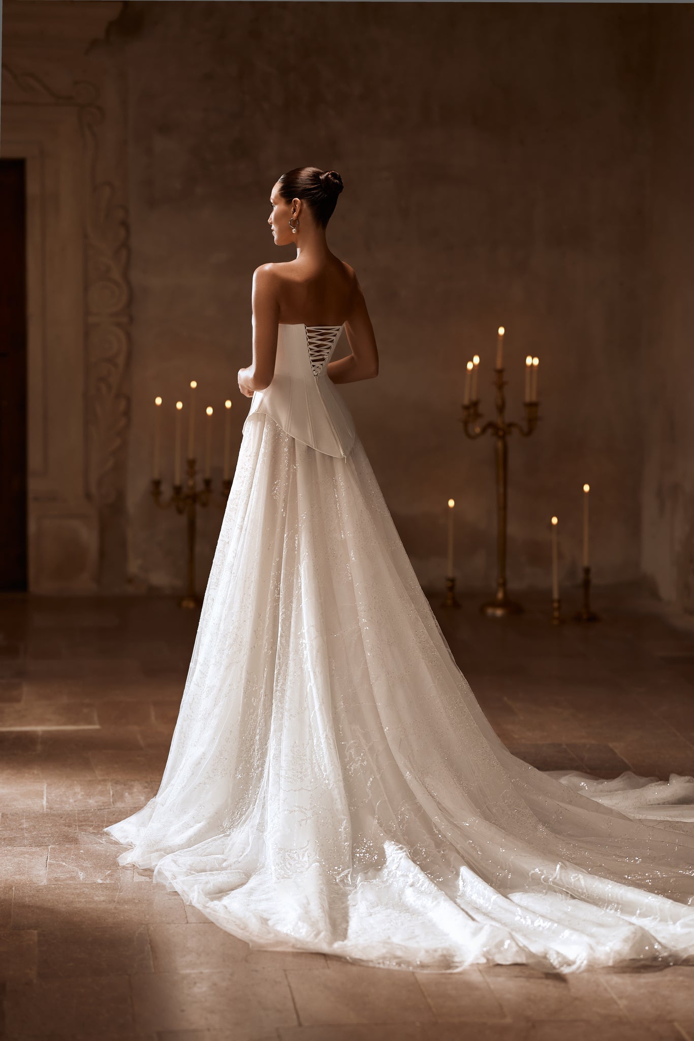 ELTON DRESS WITH REMOVABLE SKIRT AND CORSET