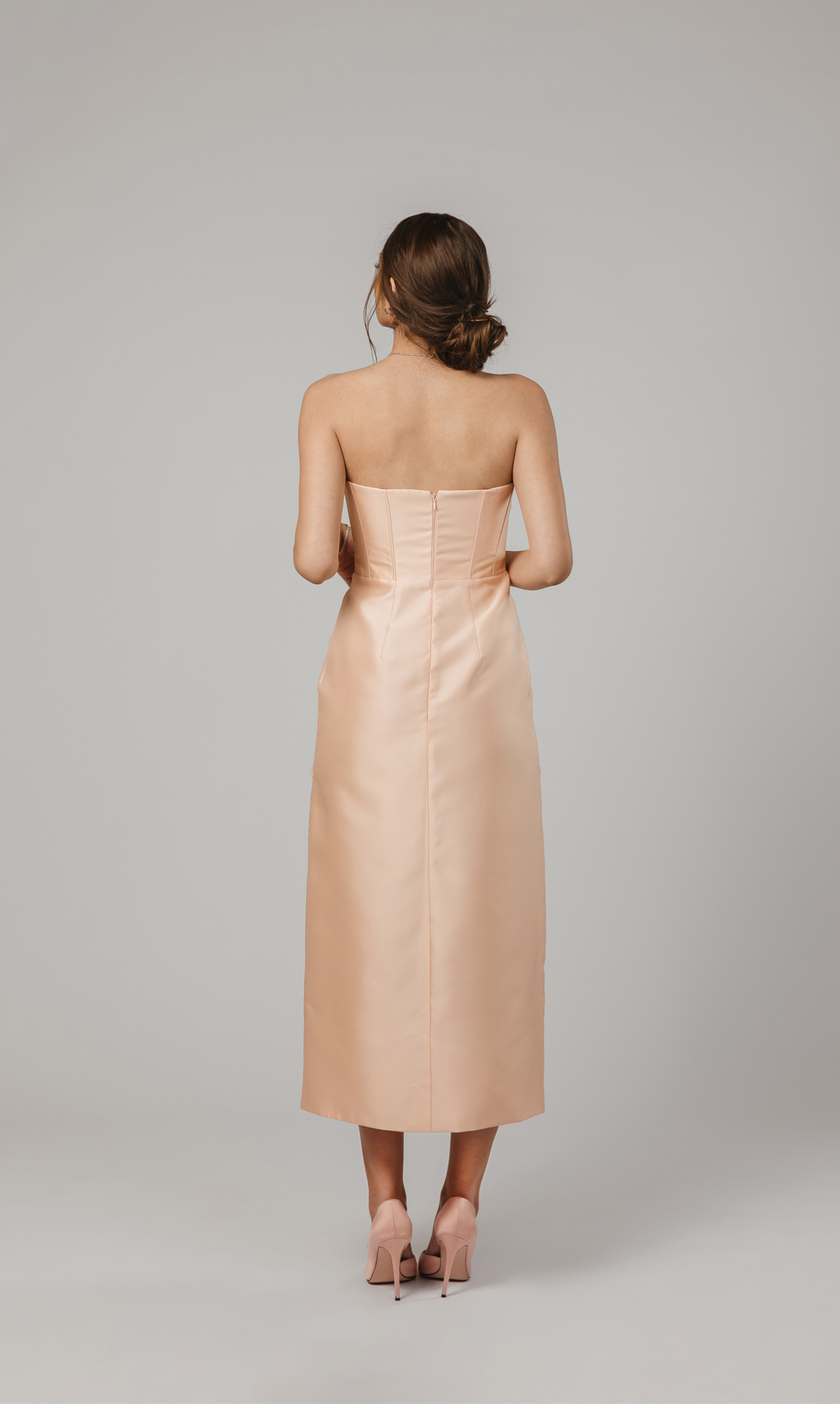 Elegant Mikado Evening Dress