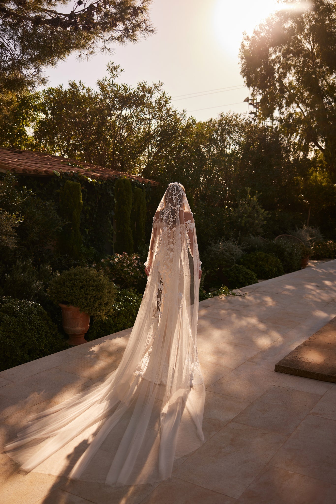 Embroidered Lace Wedding Dress