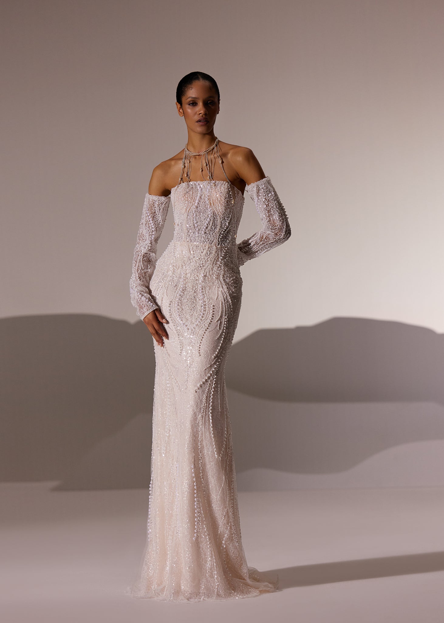 Ivory Pearl Wedding Dress