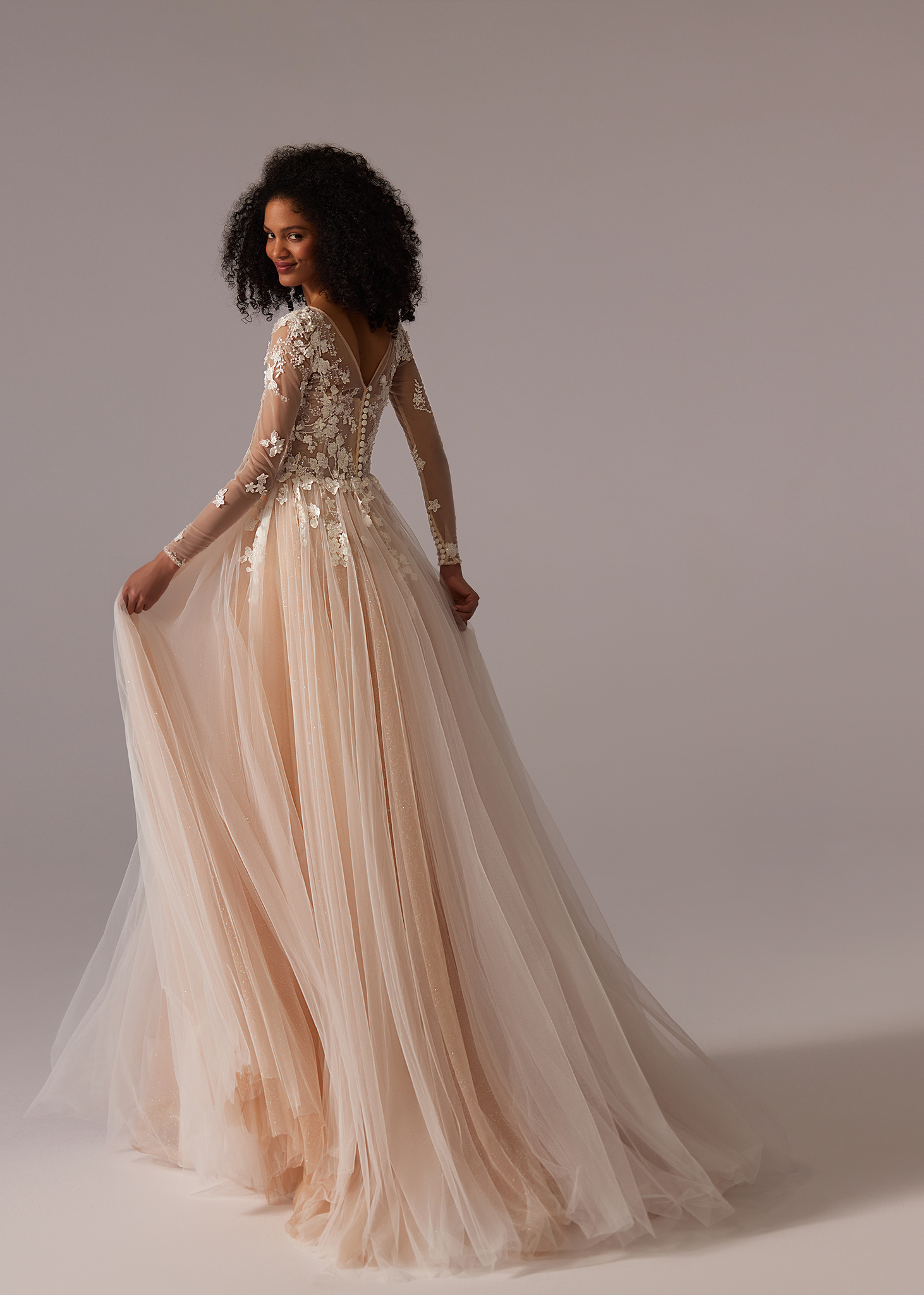 NAVY WEDDING DRESS