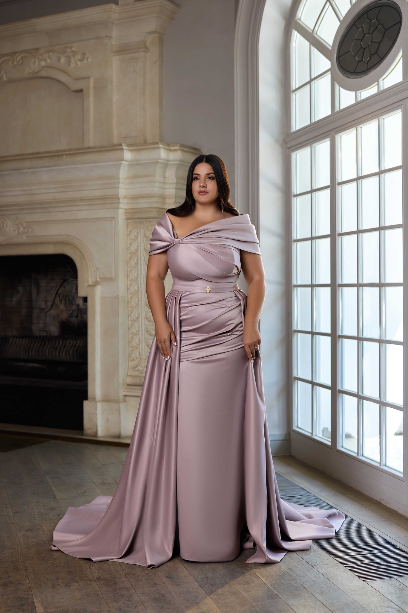 PLUS SIZE ELEGANT LONG DRESS