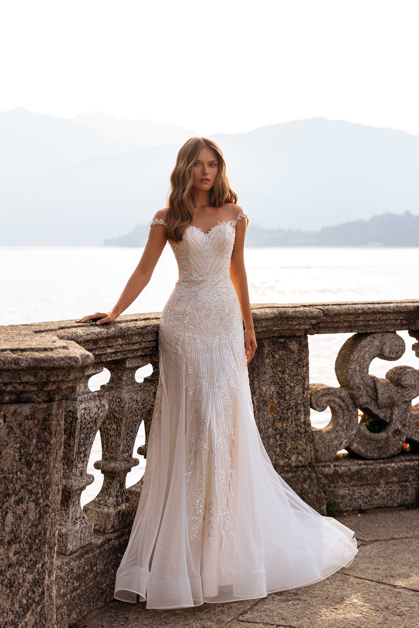 Siren Wedding Dress with Lace and Tulle
