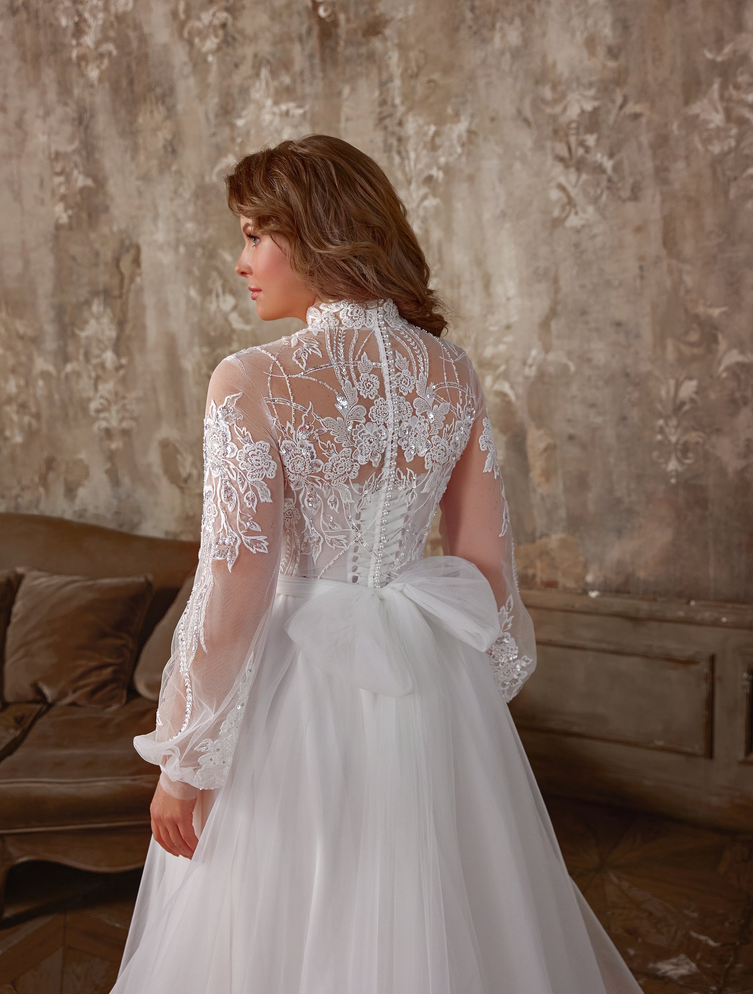 WEDDING DRESSES PLUS SIZE WITH LONG SLEEVES