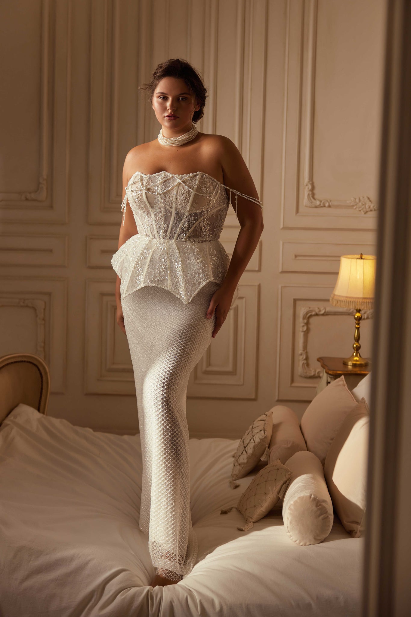 WEDDING DRESS 2 IN 1 PLUS SIZE ANTALIA