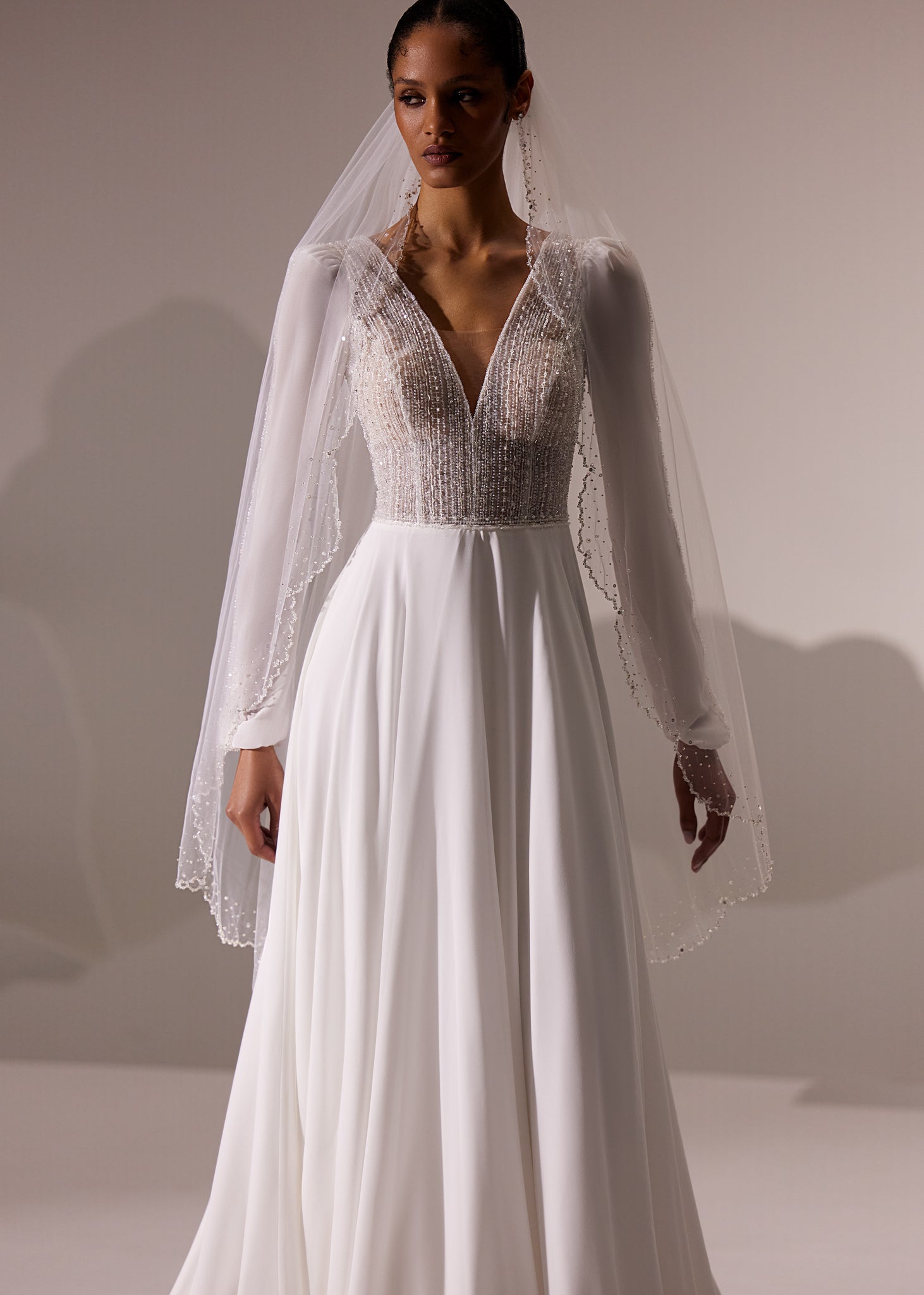 Wedding Dress Made of Tulle