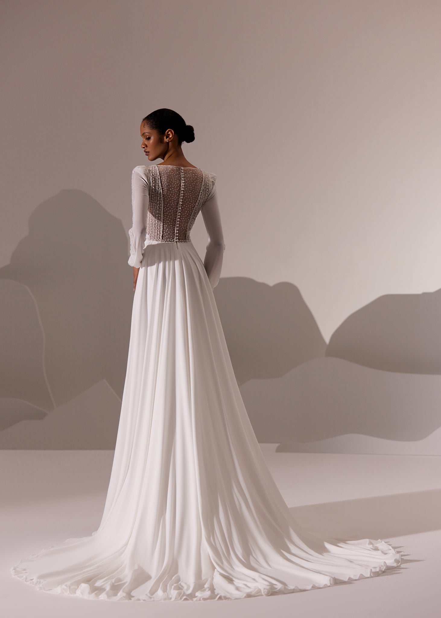 Wedding Dress Made of Tulle