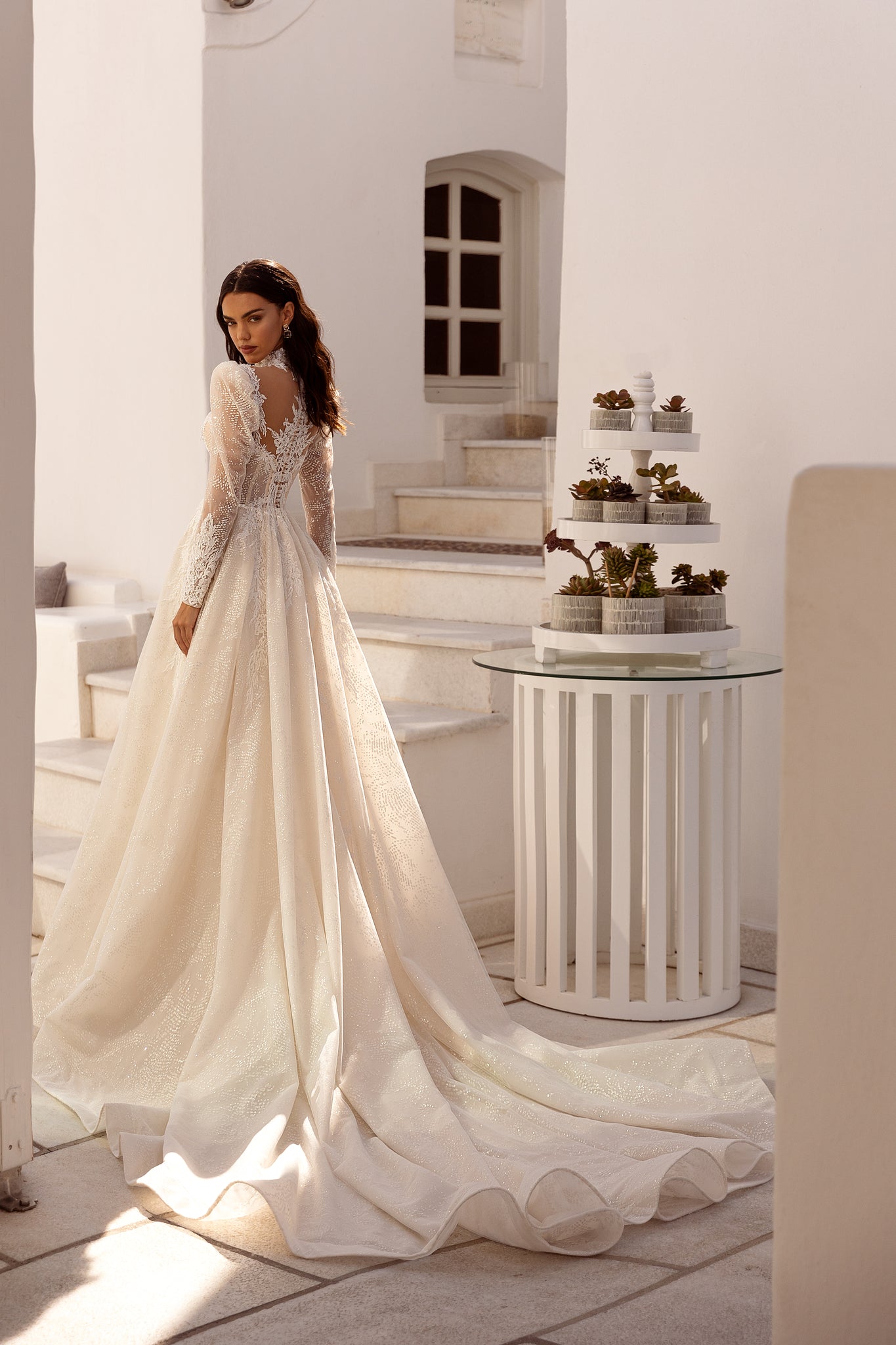 Wedding Dress with Necklace