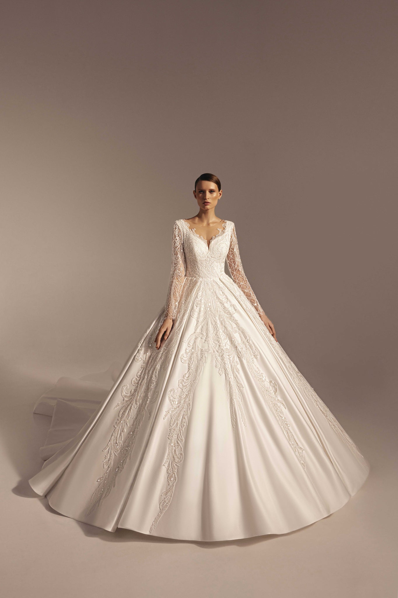 Wedding Dress with Regal Full Skirt