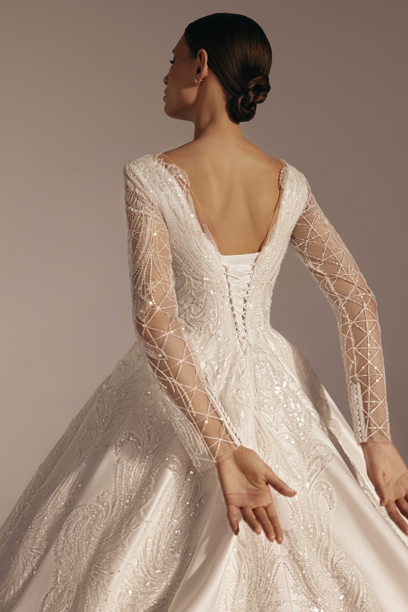 Wedding Dress with Regal Full Skirt